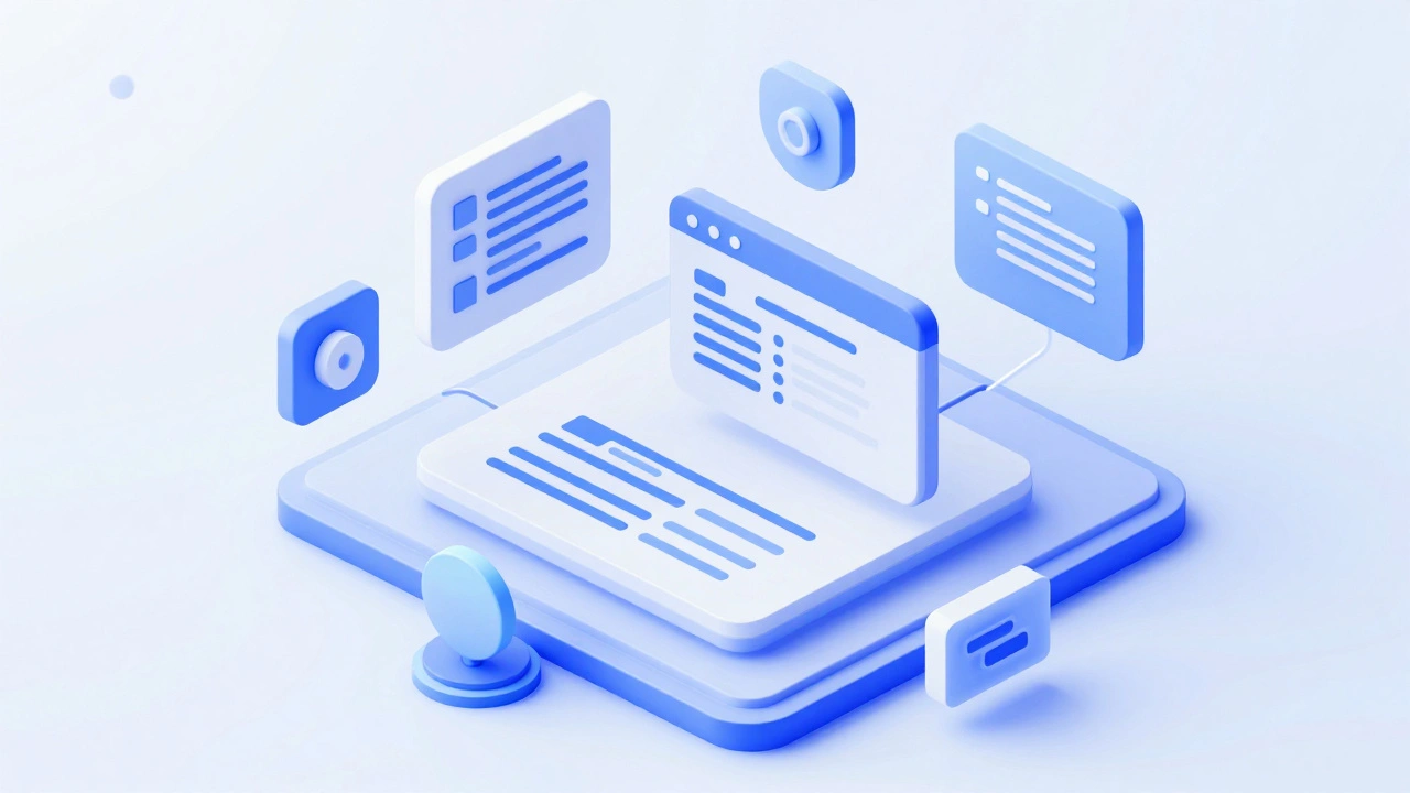 Абстрактная иллюстрация структуры идеального отчета об ошибке.