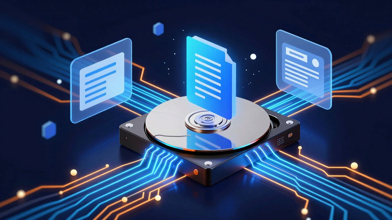 Микросхема и потоки данных, абстракция локального хранения информации и баз данных.