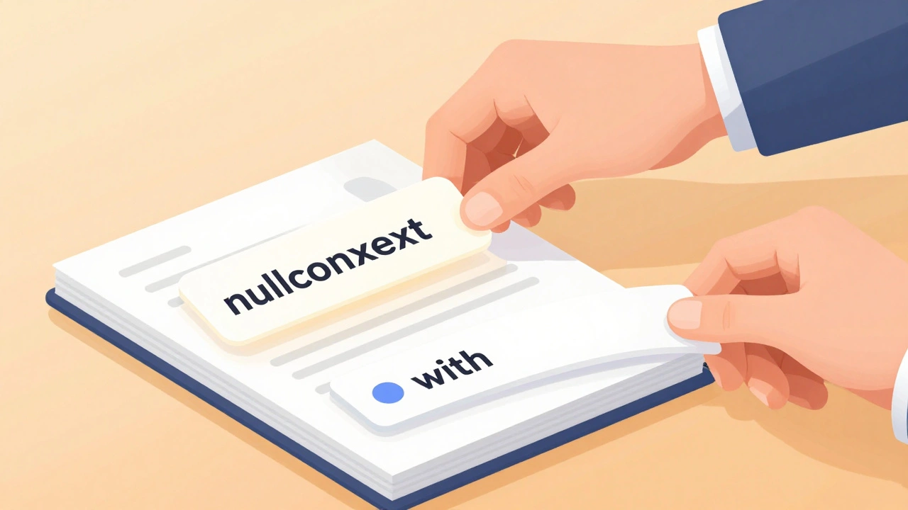 nullcontext объединяет путь к файлу и уже открытый объект в едином контексте.