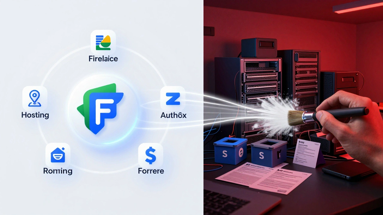 Сравнение простоты Firebase и сложности традиционного бэкенда: чистая экосистема против запутанной инфраструктуры.