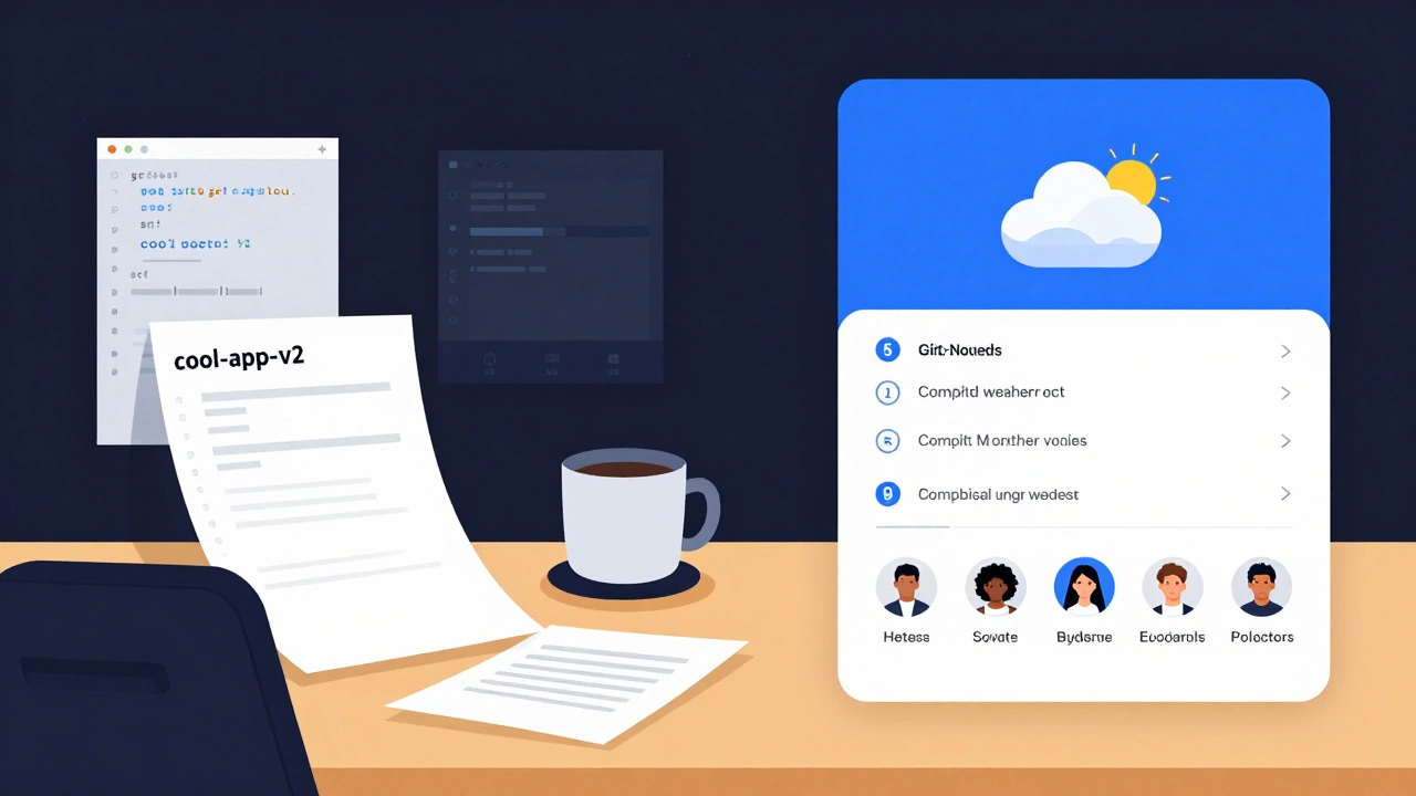 Сравнение: слева — заброшенный проект с пустой папкой, справа — законченный проект с коммитами и тестами.
