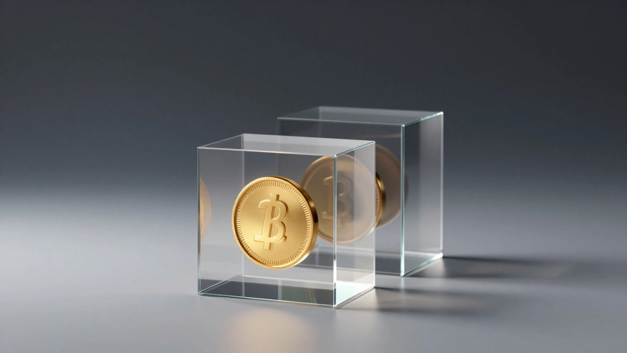 Иерархия областей видимости кода в виде вложенных стеклянных кубов