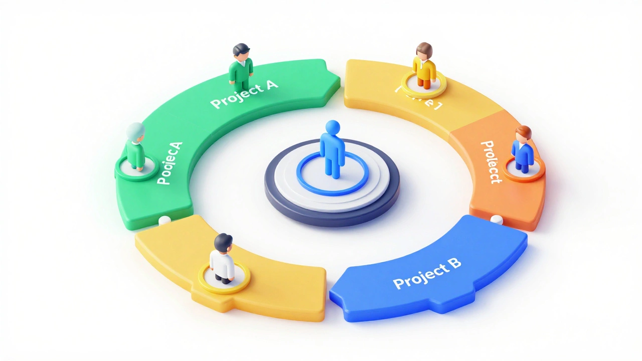 Изометрическая модель распределения ролей и областей доступа в системе