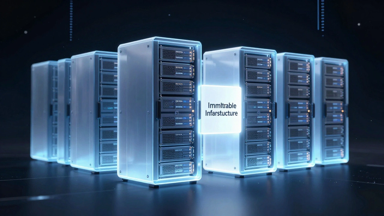 Концепция неизменяемой инфраструктуры с заменой серверных блоков