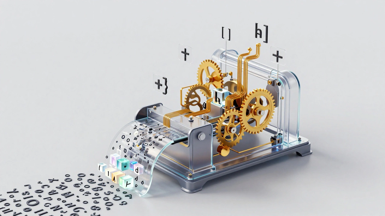 Концептуальный механизм, сортирующий символы с помощью элементов Regex