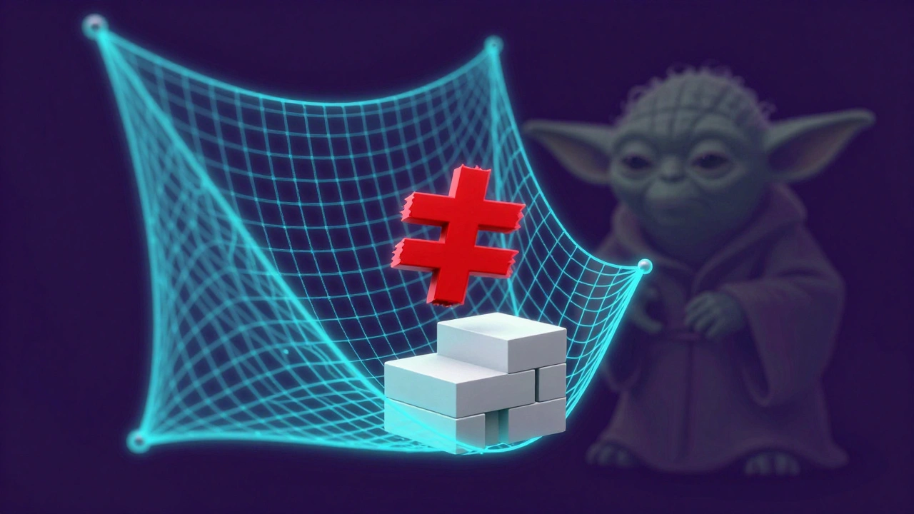 Метафорическое изображение линтера как сети, перехватывающей ошибку в коде