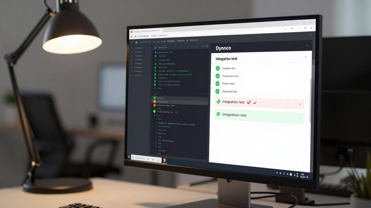 Монитор с результатами интеграционных тестов для проектов на Django и Flask