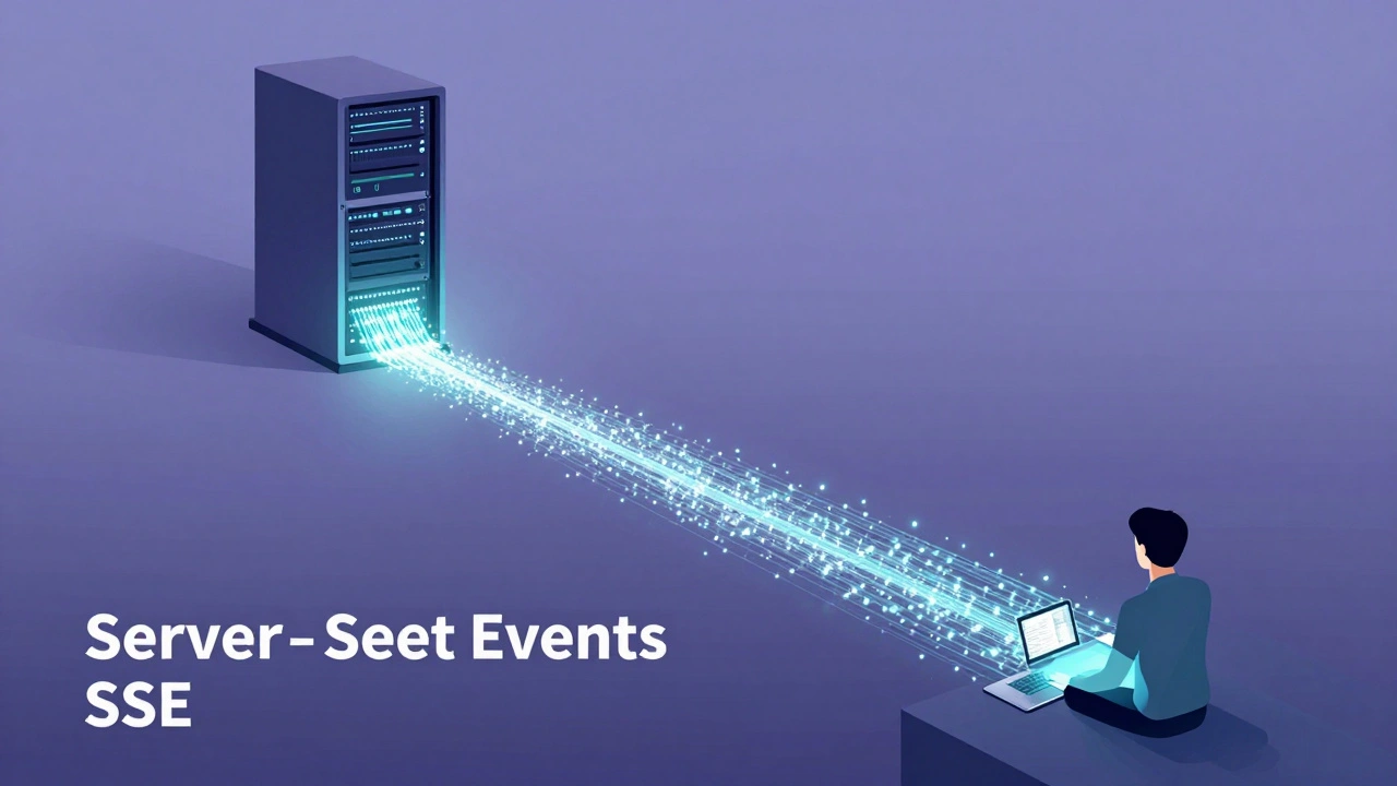 Односторонний поток обновлений от сервера к клиенту в SSE