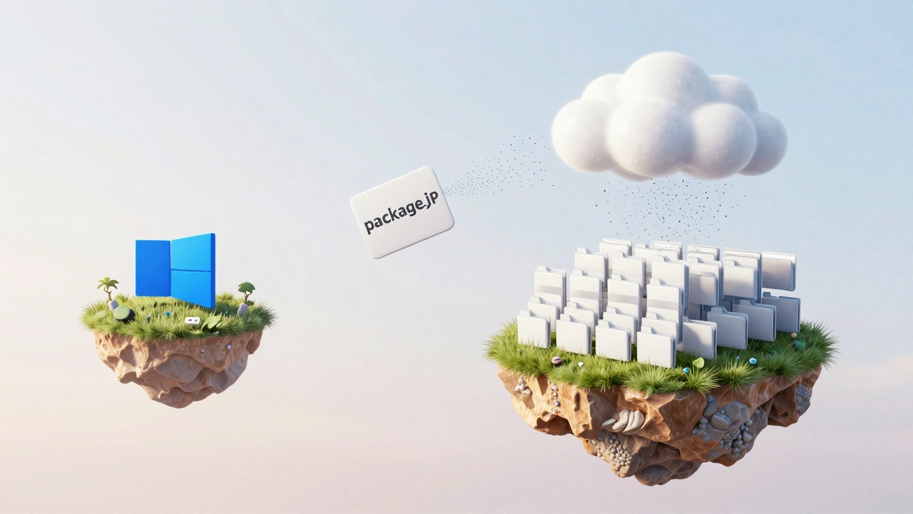 Перенос файла package.json между двумя разными операционными системами