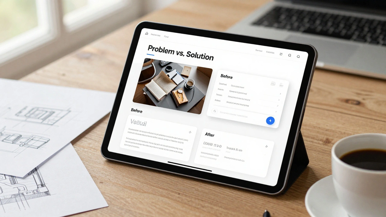 Пример оформления кейса в портфолио с результатами до и после