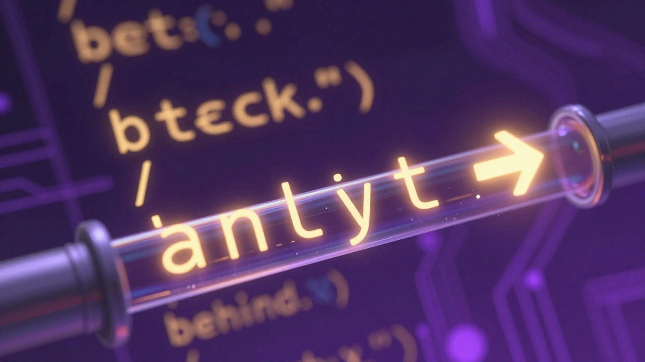 Символ обратного слэша, превращающий буквы кода в функциональные иконки переноса и табуляции