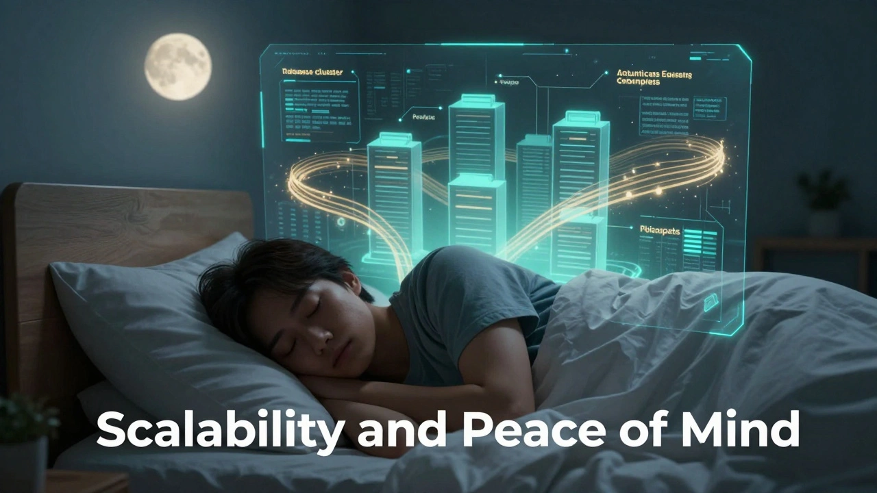 Спящий разработчик на фоне автоматического масштабирования базы данных