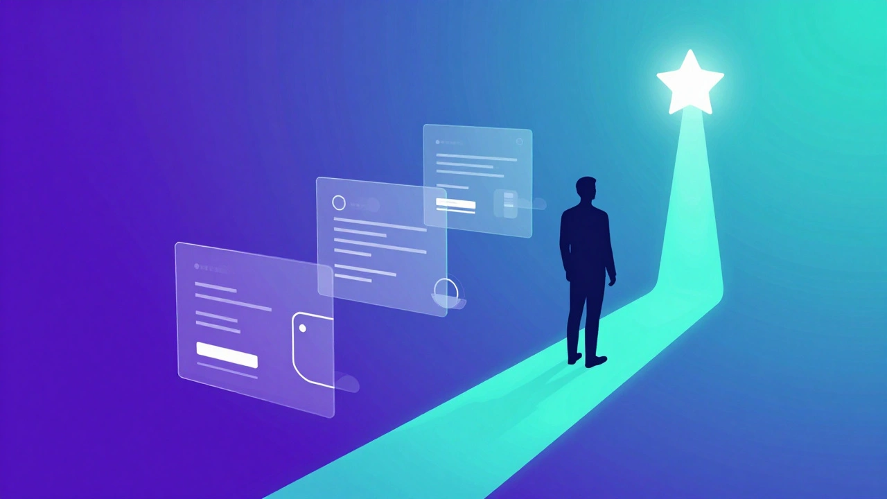 Визуализация пути пользователя в интерфейсе от старта до результата