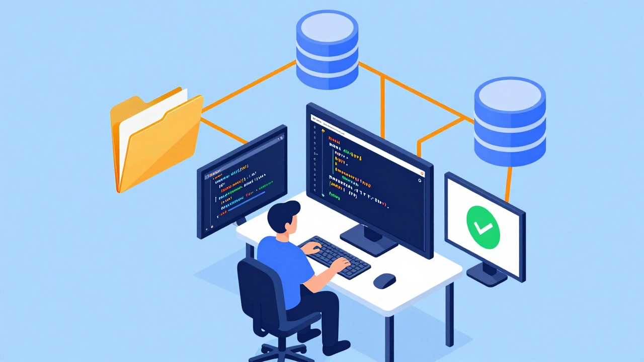 Изометрическая иллюстрация проверки типов через mypy и совместимости различных источников данных